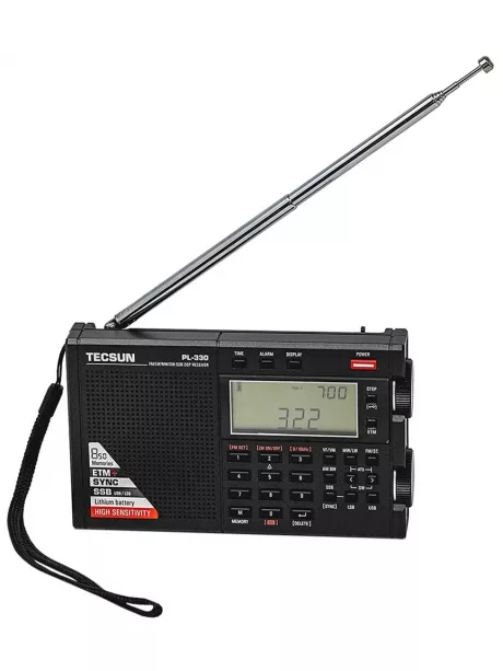 цифровой радиоприемник с хорошим приемом Tecsun PL-330 (export version) black