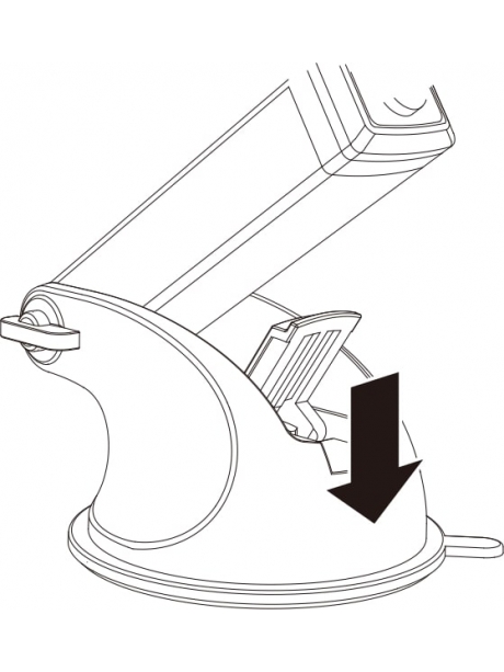 автомобильный магнитный держатель для смартфона  Arroys Dash-SM3 black