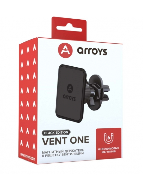 автомобильный держатель Arroys Vent One black edition