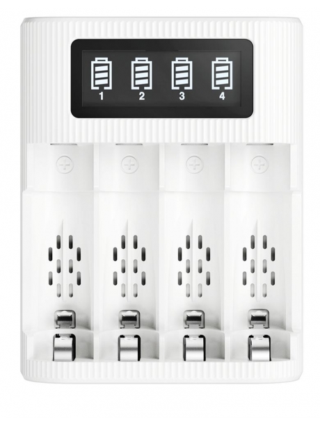 зарядное устройство для аккумуляторов EBL TB-6409 белый