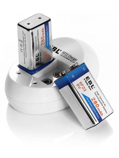 зарядное устройство для кроны 9V EBL LN-6415 белый