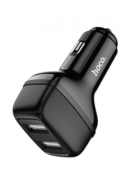 автомобильное зарядное устройство Hoco Z36 Leader 2USB 2.4A black