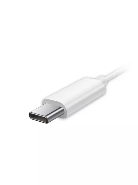 проводные наушники с микрофоном Baseus Encok Type-C lateral in-ear Wired Earphone C17 white