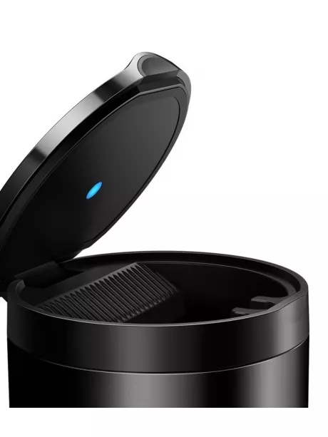 автомобильная пепельница с подсветкой Baseus Premium Car Ashtray black