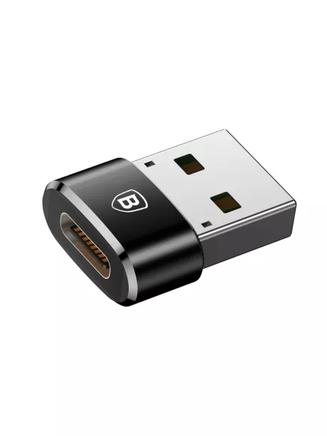 адаптер Baseus Mini Type-C female to USB male adapter converter black