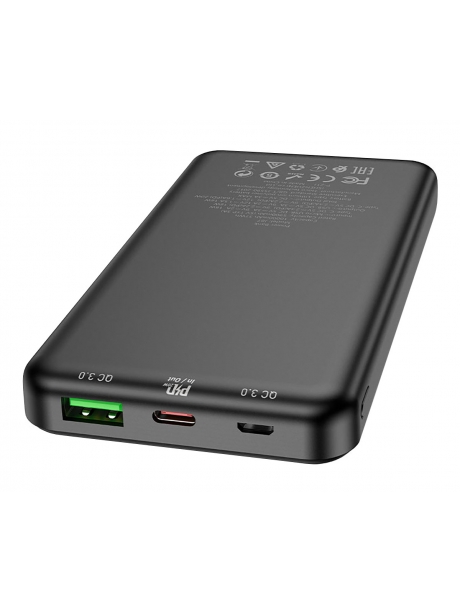 внешний аккумулятор Hoco J87 Tacker PD20W+QC3.0 power bank(10000mAh) black