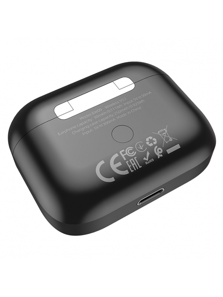 TWS bluetooth наушники Hoco EW09 Soundman true wireless BT headset black