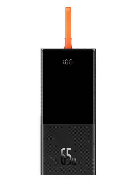 внешний аккумулятор с Apple Power Delivery Baseus Elf Digital Display Fast Charging Power Bank 20000mAh 65W black