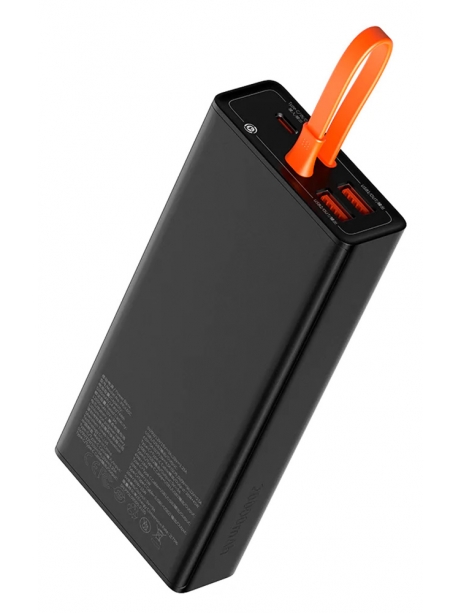 внешний аккумулятор с Apple Power Delivery Baseus Elf Digital Display Fast Charging Power Bank 20000mAh 65W black