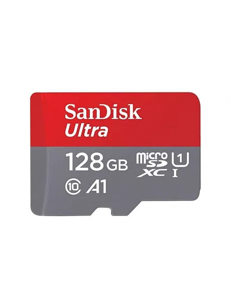 карта памяти SanDisk 128GB microSDXC  Cl10 U1 Ultra 100MB/s без адаптера 