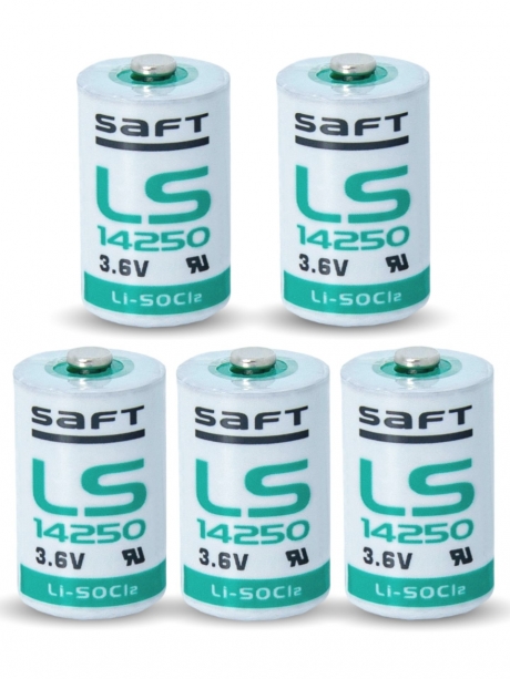 батарейки Saft LS 14250 (1/2AA) 5шт. 