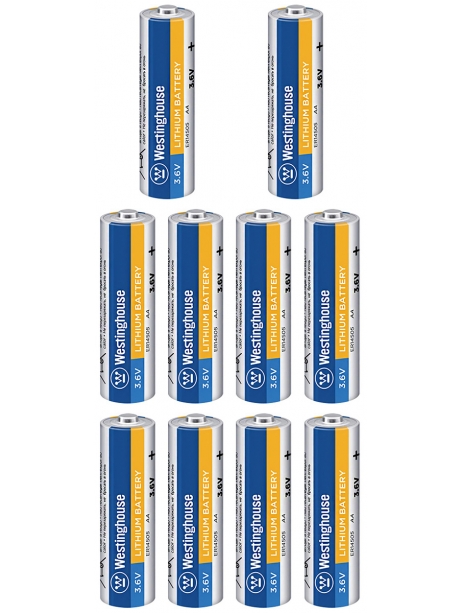 литиевые батарейки 3.6 В Westinghouse ER 14505 (AA) 10шт. 