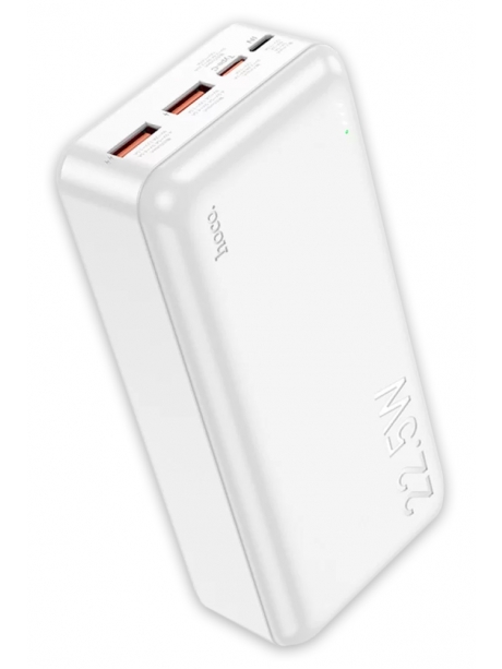 внешний аккумулятор с быстрой зарядкой Hoco J101B Astute 22.5W fully compatible power bank(30000mAh) white