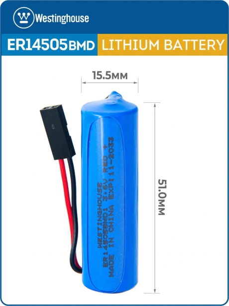 батарейки 3.6 В с коннектором Dupont 2,54 (BLS-2) Westinghouse ER 14505BMD1 (AA) connector 10шт. 