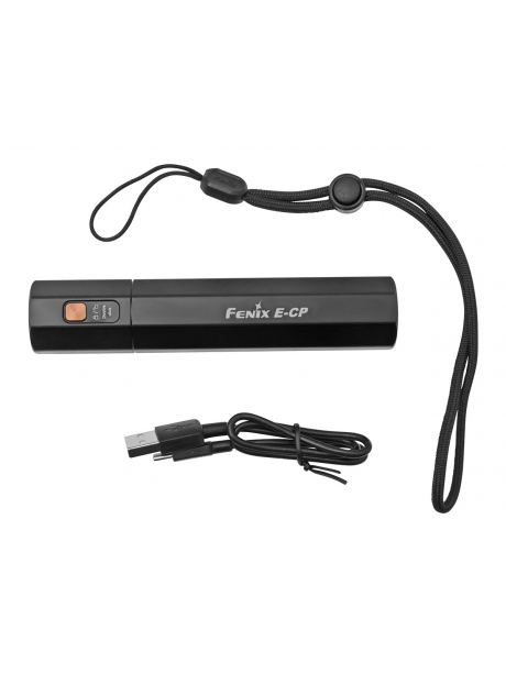 светодиодный аккумуляторный фонарь Fenix E-CP black