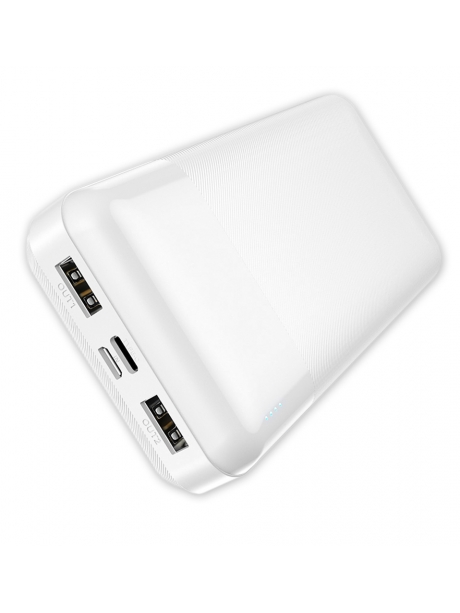 внешний аккумулятор Hoco J72A Easy travel compatible power bank(20000mAh) white