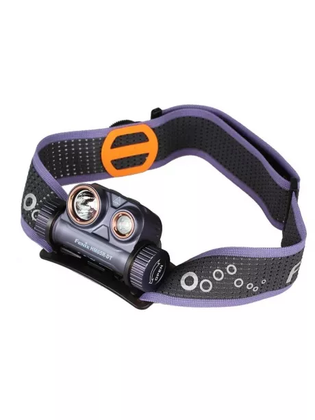 налобный фонарь Fenix HM65R-DT Dual LED dark purple