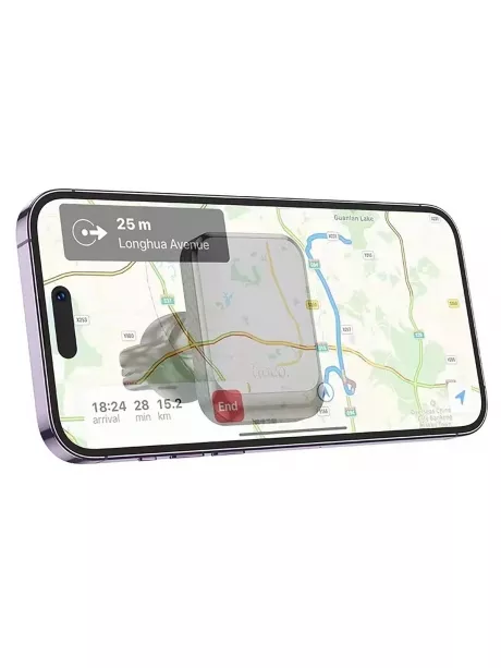 держатель для телефона в воздуховод Hoco H24 Climber magnetic car holder (air outlet) black &amp; grey