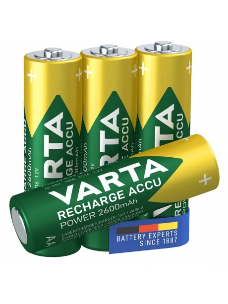 аккумуляторы Varta 2600 mAh R6/AA R2U-4BL 