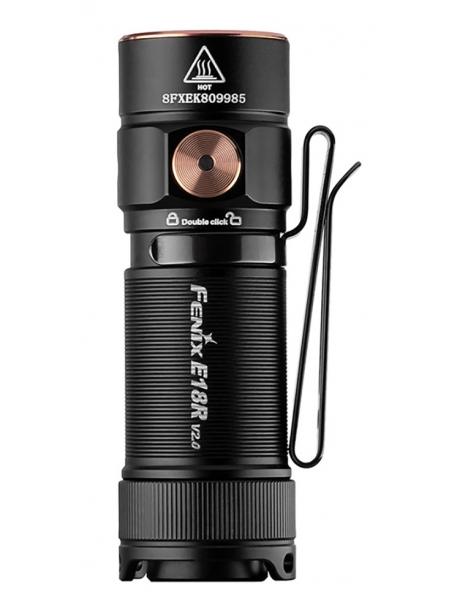 карманный светодиодный фонарь Fenix E18R V2.0 черный