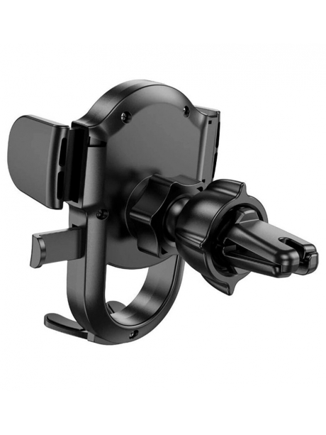 держатель на решетку вентиляции в машину Hoco H6 Grateful one-button car holder (air outlet) black
