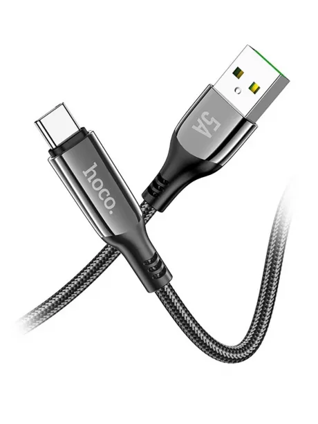 кабель для быстрой зарядки Hoco S51 5A Extreme Fast charging data cable for Type-C black
