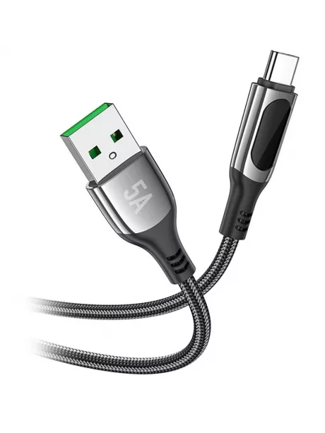 кабель для быстрой зарядки Hoco S51 5A Extreme Fast charging data cable for Type-C black