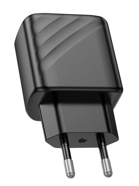 быстрое зарядное устройство Hoco CS23A Sunlight dual port PD30W+QC3.0 charger black