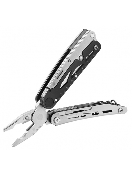 мультитул со съёмными ножницами Ganzo G304 silver black