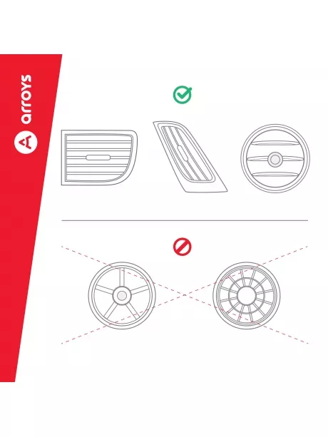 автомобильный держатель Arroys Vent-SM2 black