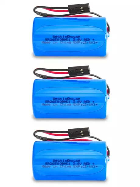 литиевые батарейки Westinghouse ER 26500BMD1 (C) connector 3шт. 