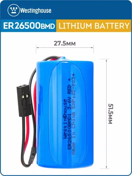 литиевые батарейки Westinghouse ER 26500BMD1 (C) connector 3шт. 