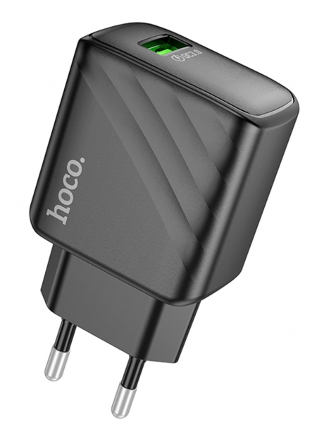 быстрое зарядное устройство Hoco CS21A Rich single port QC3.0 black