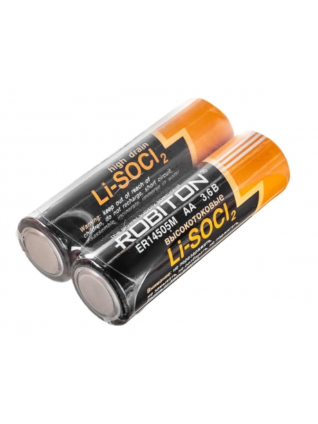 батарейка литий тионилхлоридная Robiton ER 14505M (AA) 