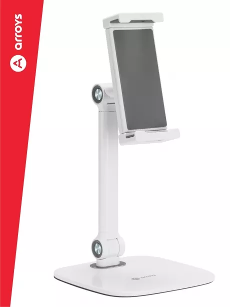 подставка настольная для планшета и смартфона Arroys TB-LU15 white