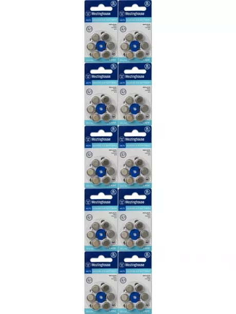 батарейка Westinghouse ZA675/PR44 60шт. 