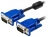кабель ATcom VGA>VGA (15M/15M) 1.5м синий/черный