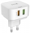 зарядное устройство для путешествий EMY MY-A502Q QC3.0 + кабель USB - micro USB white