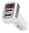 автомобильное зарядное устройство с дисплеем Hoco Z3 2USB LCD car charger black