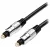 кабель оптический ATcom Toslink-Toslink 7,5м black silver