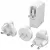 зарядное устройство для путешествий EMY MY-A501Q QC3.0 + кабель USB - Type-C white