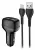 автомобильное зарядное устройство Hoco Z36 Leader 2USB 2.4A + micro cable black