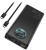 внешний аккумулятор с подсветкой и Power Delivery Baseus Amblight Digital Display Quick Charge Power Bank 30000mAh black