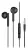 наушники с микрофоном для смартфона Hoco M64 Melodious wire control earphones with mic black