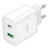 зарядное устройство Hoco C80A Plus Rapido PD20W+QC3.0 charger white