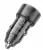 зарядка для телефона в машину Hoco Z52 Spacious PD38W(1C1A) car charger transparent black