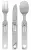 походный мультитул (ложка, вилка и нож) Roxon C1 ( C1S ) silver