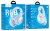 беспроводные наушники c RGB подсветкой Hoco W48 Focus BT headphones blue
