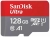карта памяти SanDisk 128GB microSDXC Class 10 Ultra UHS-I A 1 (140 Mb/s) без адаптера 