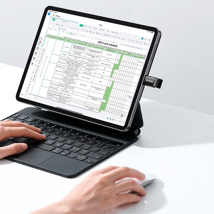 адаптер Baseus Ingenuity Series Mini OTG Adaptor Type-C to USB-A 3.1